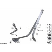 BMW Upper Belt Front Left (Black) - Genuine BMW 72117314139