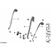 BMW Lower Belt Rear Right - Genuine BMW 72117317731