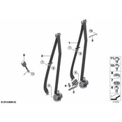 BMW Upper Belt Front Right (Black) - Genuine BMW 72117343638
