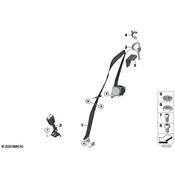 BMW Lower Belt Rear Right - Genuine BMW 72117347726
