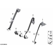 Mini Seat Belt Lap and Shoulder Belt - Genuine Mini 72117364767