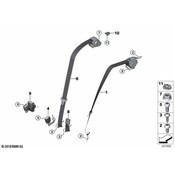 BMW Seat Belt Receptacle - Genuine BMW 72117496282
