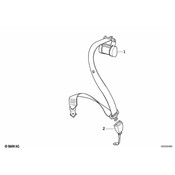 BMW Lower Belt Rear Right - Genuine BMW 72118119128