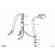 BMW Lower Belt Rear Left - Genuine BMW 72118135347