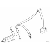 BMW Lower Strap Front - Genuine BMW 72118148458
