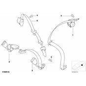 BMW Lower Belt Rear Right - Genuine BMW 72118233292