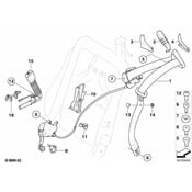 BMW Lower Belt With Right Belt Tensioner - Genuine BMW 72119177772