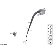 BMW Seat Belt Receptacle - Genuine BMW 72119496743