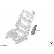 BMW Side Airbag Front Left Seat (Platin) - Genuine BMW 72128030791