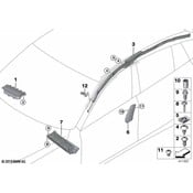BMW Air Bag Module Right (750Li 740Li) - Genuine BMW 72129114168