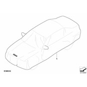 BMW Car Cover Indoor (E52 Z8 Satin) - Genuine BMW 82110025596