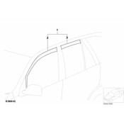 BMW Deflector Left Front - Genuine BMW 82110304995