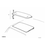 BMW Deflector (Sun-Wind E91) - Genuine BMW 82110410227