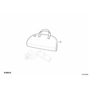 BMW Bag (E70 Ball-Tongue) - Genuine BMW 82110417603