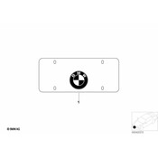 BMW License Plate Frame - Genuine BMW 82121470314