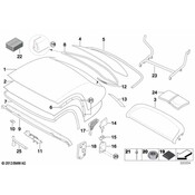 BMW Protective Cover Hardtop - Genuine BMW 82157037903