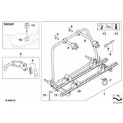 BMW Rear Carrier Us (E92-E93) - Genuine BMW 82710406613