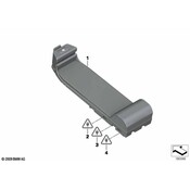 BMW Base Plate - Genuine BMW 84109239395