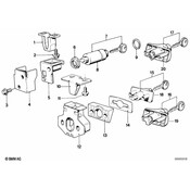 BMW Trunk Lid Lock With Key - Genuine BMW 51241929928
