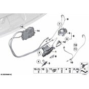 BMW Trunk Lock Actuator Motor - Genuine BMW 51247191213