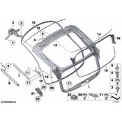 BMW Wedge Left - Genuine BMW 51247237873