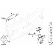 BMW Trunk Lock Actuator Motor (328i 328i xDrive) - Genuine BMW 51247308844