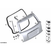 Mini Liftgate Lift Support - Genuine Mini 51247318896