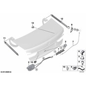 BMW Trunk Lid Pull Down Motor - Genuine BMW 51247357097