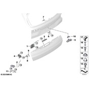 BMW Liftgate Latch - Genuine BMW 51247441630