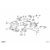 BMW Lock Trunk Lid - Genuine BMW 51248120847