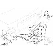 BMW Bowden Cable Without Emergency Release - Genuine BMW 51248250020