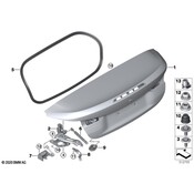 BMW Deck Lid Hinge - Genuine BMW 51248495768
