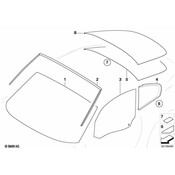 BMW Rear Window Cover (L = 2286mm) - Genuine BMW 51313420812