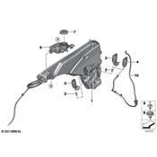 BMW Washer Fluid Reservoir Filler Pipe - Genuine BMW 51317399028