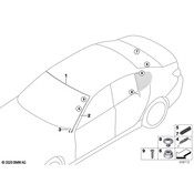 BMW Windshield Molding - Genuine BMW 51317427874