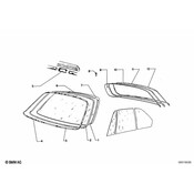 BMW Sealing Frame - Genuine BMW 51317740114