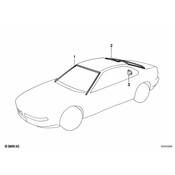 BMW Weatherstrip - Genuine BMW 51318108043