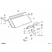 BMW Covering Lower (Black) - Genuine BMW 51318149256