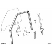 BMW Covering Inner Right - Genuine BMW 51321880550