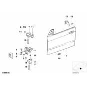 BMW Door Access Cover - Genuine BMW 51321977686