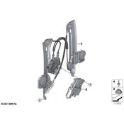 BMW Window Regulator - Genuine BMW 51335A41AC7