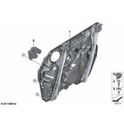 BMW Window Regulator - Genuine BMW 51335A54211