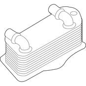 Audi VW Dual Clutch Transmission Oil Cooler - Genuine VW Audi 02E409061D