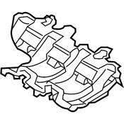 Audi VW Engine Oil Pan Baffle - Genuine Audi VW 04L103623F