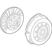 Audi VW Clutch Pressure Plate and Disc Set - Genuine Audi VW 04L141015