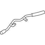 Audi VW Engine Coolant Pipe - Genuine Audi VW 06K121085M