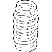 VW Coil Spring - Genuine VW 1K0511115DH