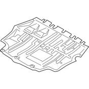 VW Radiator Support Splash Shield - Genuine VW 3C0825235J