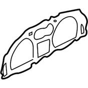 Volkswagen Instrument Cluster Bezel - Genuine VW 3G1858366ECZH