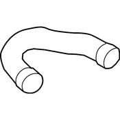 VW Turbocharger Intercooler Hose - Genuine VW 3QF145834B